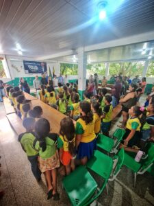 Em Buritis, Ismael Crispin assina ordem de serviço para ampliação de escola e destaca ações de infraestrutura