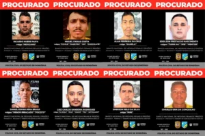 ORGANIZAÇÃO CRIMINOSA: Polícia divulga imagens de foragidos da Operação Audácia