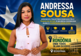 Candidata a Deputada Estadual Andressa Sousa apresenta trajetória marcada pelo trabalho social e anuncia caminhada rumo à Assembleia Legislativa