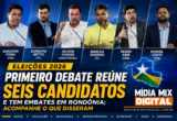 Eleições 2026: primeiro debate reúne seis candidatos e tem embates em Rondônia; acompanhe o que disseram