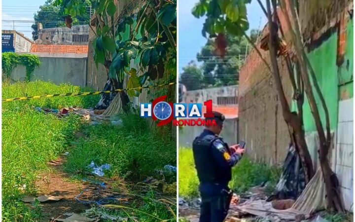 URGENTE: Mulher é encontrada morta e seminua em terreno com suspeita de abuso sexual em Porto Velho
