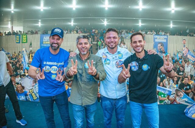 Lançamento oficial das campanhas de Nim Barroso e Jônatas França reúne mais de 3 mil pessoas no Vera Cruz, em Ji-Paraná