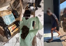 Casal é preso com arma e drogas durante operação em Rondônia