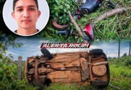 URGENTE – Motociclista morre após colisão frontal entre moto e carro na RO-010, em Rolim de Moura